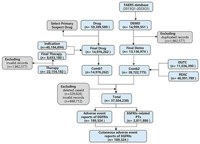 Dermatologic toxicities in epidermal growth factor receptor: a comprehensive pharmacovigilance study from 2013 to 2023